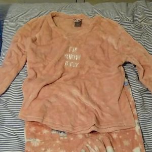 Pink Fuzzy PJs by Hip Style